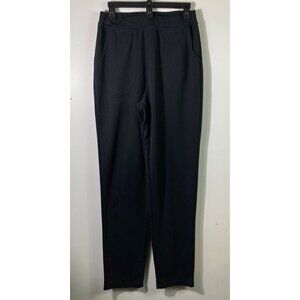 Womens Woman Within Pants‎ Joggers Pocket Black M Tall